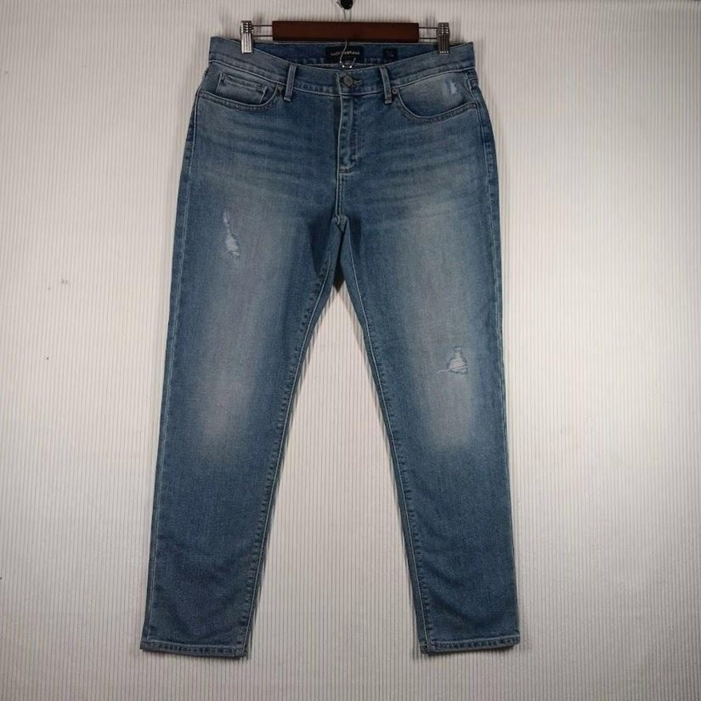 LL Bean Jeans Mens 30x30 Blue Natural Fit Flannel Lined Classic Denim Pants